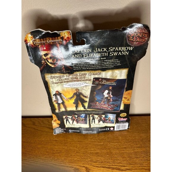 Pirates of The Caribbean Secrets Deep Captain Jack Sparrow & Elizabeth Swann A13 - Picture 2 of 2